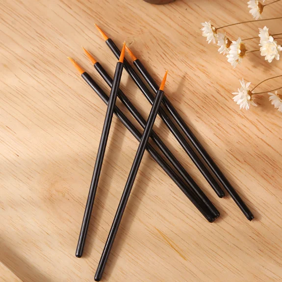Disposable eyeliner brush Fiber Eyeliner pencil  cream brush  eyeliner brush