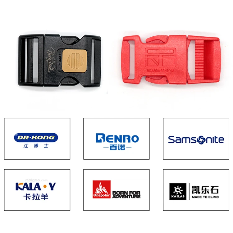 China Factory Price Custom Logo Waterproof Ski Bag Accessories Custom Logo Nylon Plastic Rubber Carry Handle