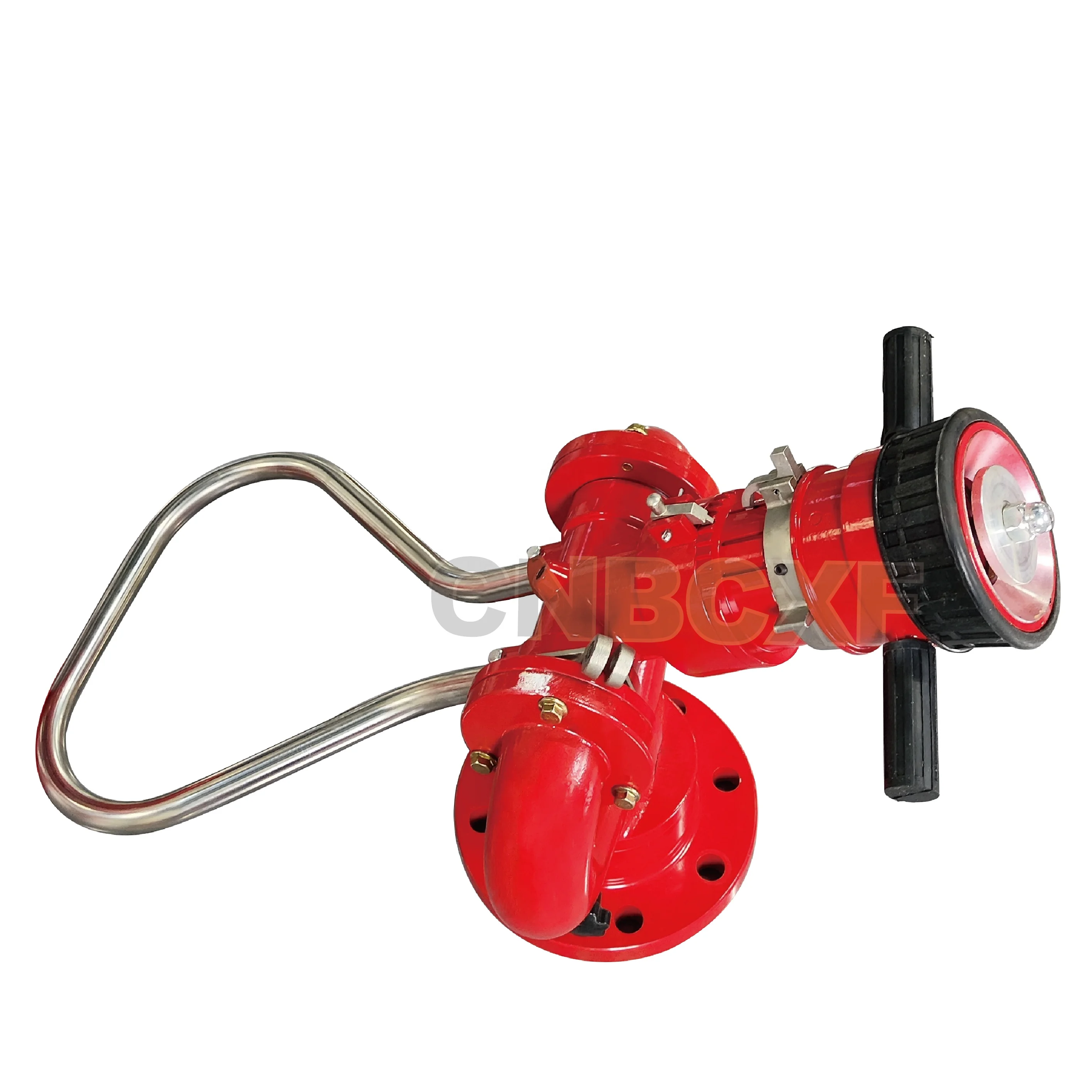 BaiChuan Flanged PS10/50W-D Adjustable fire monitor with flange long distance fixed fire water cannon