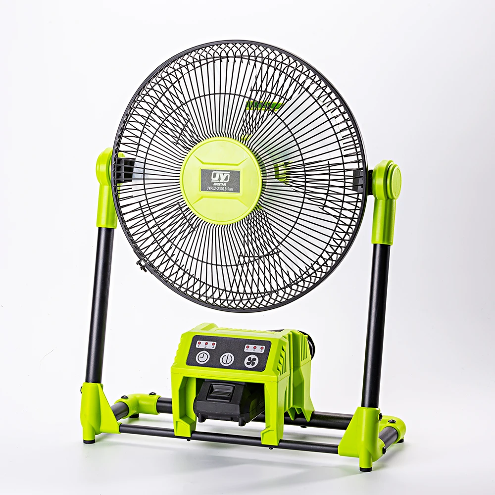 14 inch 3 speeds 18v cordless portable rechargeable home or outdoor fan jobsite fan