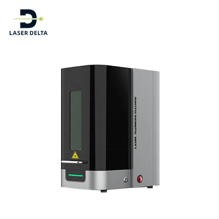 Delta Enclosed Laser marking machines 20w deep engraving laser marking machine portable multi color fiber laser marking machine