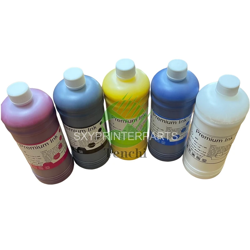 1000ML CMKY White UV DTF Ink for Epson L800 L805 L1800 TX800 XP600 R1390 1400 4800 4880 7800 7880 XP300 R290 R330 Prniter