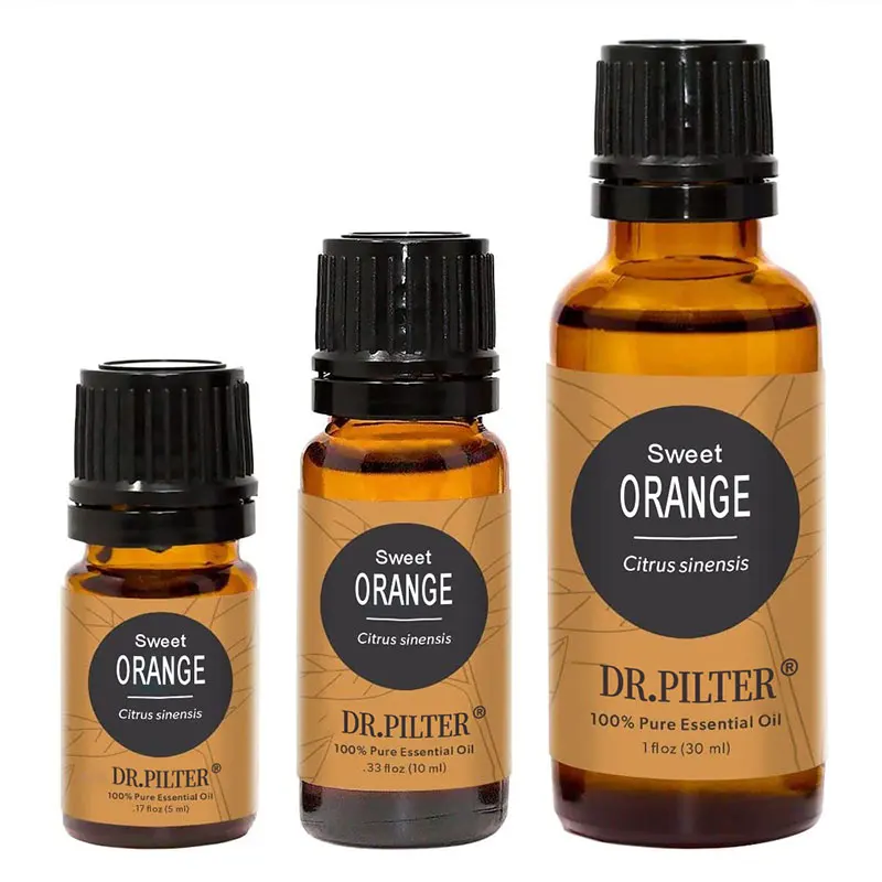 New Arrival Private Label 100% Pure Natural 4pcs Essential Oils Lavender Tea Tree Sweet Orange Peppermint Essential Oil Set