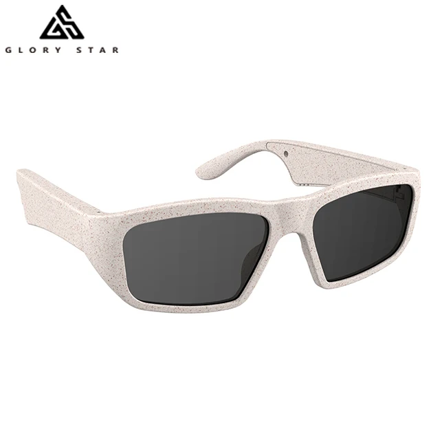 Private Model Handsfree Wireless Bluetooth Smart Speaker Sunglasses Headset MP3 Music Audio Glasses with anti-blue light lenses