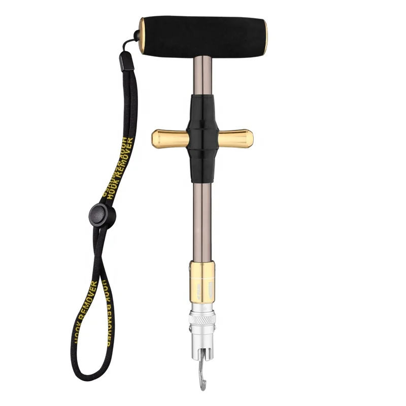 FJORD T Shape Portable Aluminum Hook Detacher Lightweight  Fish Hook Out Extractor Device Hook Remover Fishing