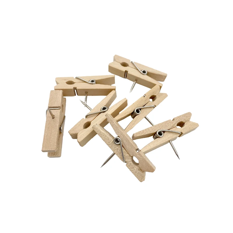 50 шт., деревянные штифты для пробковой доски