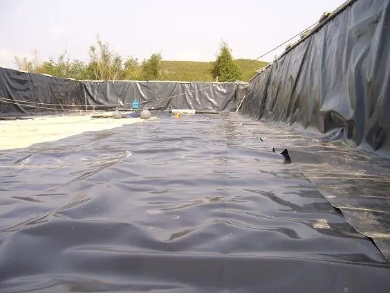 80mils HDPE Geomembrane for sewage plant, wastewater treatment plant, garbage burying field