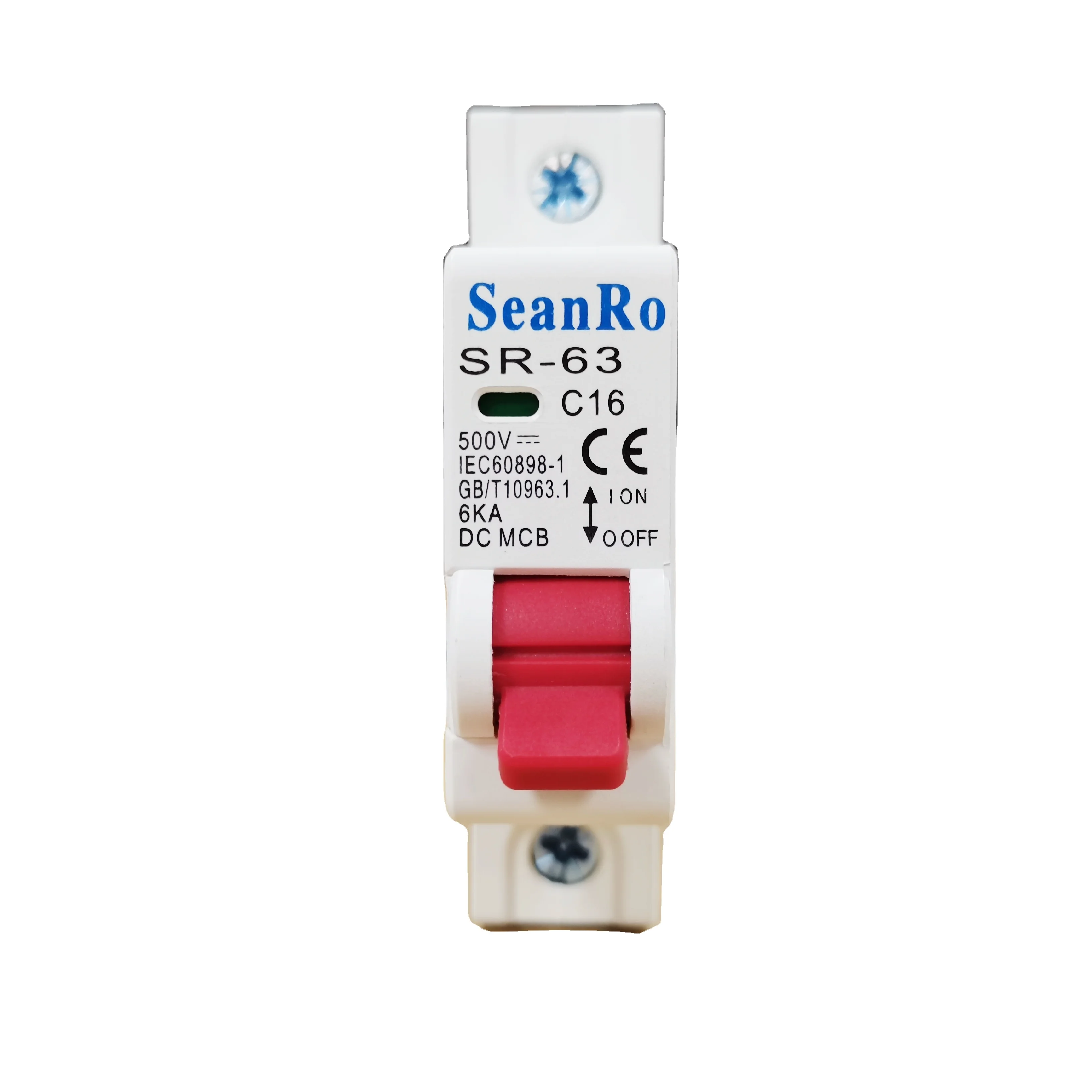 SunRo DC mini circuit breaker 6-63A 800V single pole circuit breaker