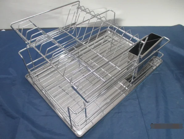 
Dish Rack Stainless steel Tray and cutlery holder 