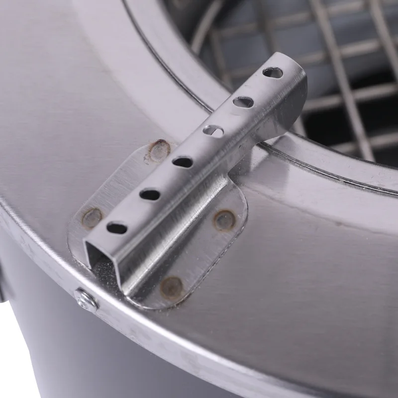 Kingpool Portable Outdoor Stainless Steel Charcoal Stove Smokeless Rocket Stove BBQ Barbeque Grill Camping Wood Burning Stove