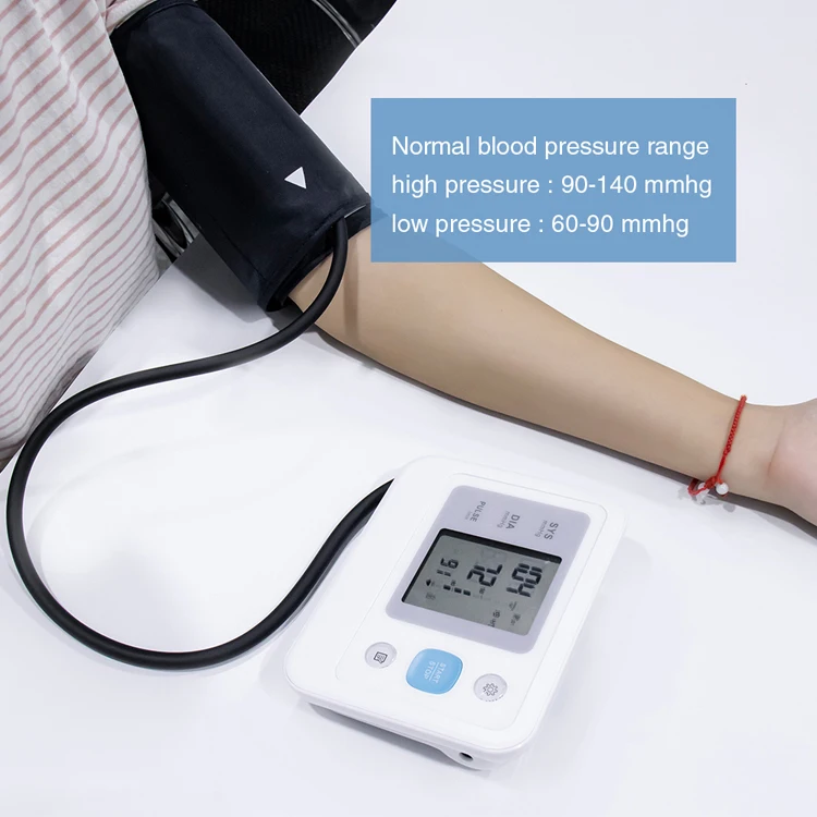 Household digital CE Automatic Upper Arm Cuff Type Bp blood pressure armband Monitor for Adult