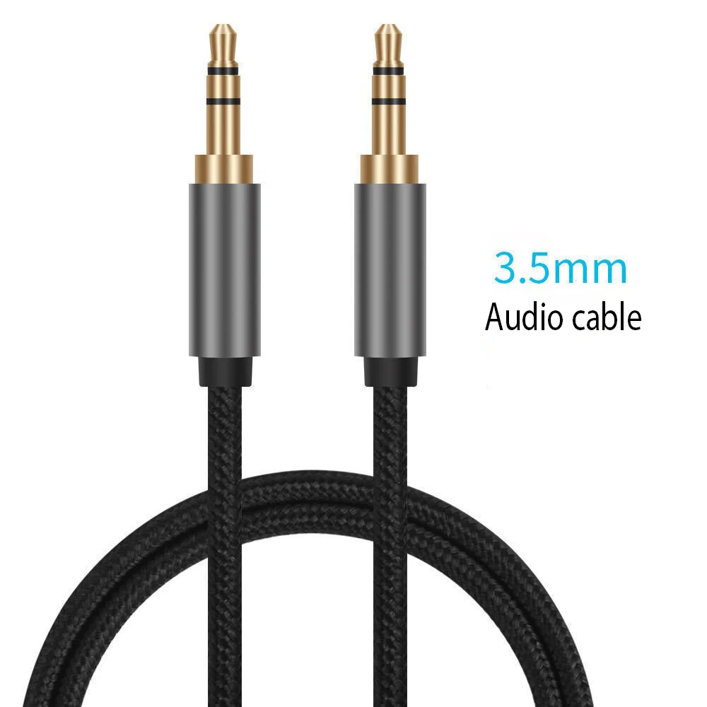 3 Pole  Cable 3.5mm car audio speakers audio jack 3.5mm audio cable  for iphone