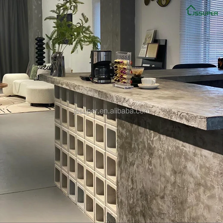 Indoor And Outdoor High Grade Durable Concrete Block Fireproof Wall Cement Hollow Brick