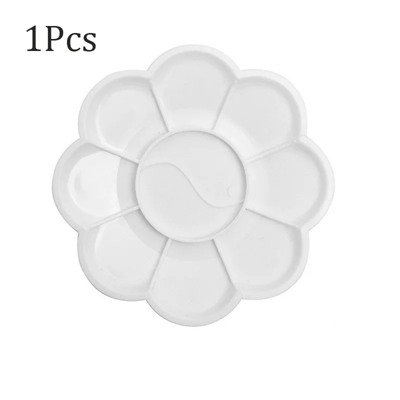 Painting Tools Plum Blossom Palette 13.5CM Pigment Coloring Graffiti Student Art Supplies