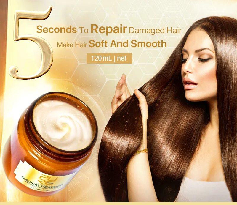 PURC Hair Mask Nourishing Damage Repairing Treatment Soft Smooth Professional Magical Hair Caring