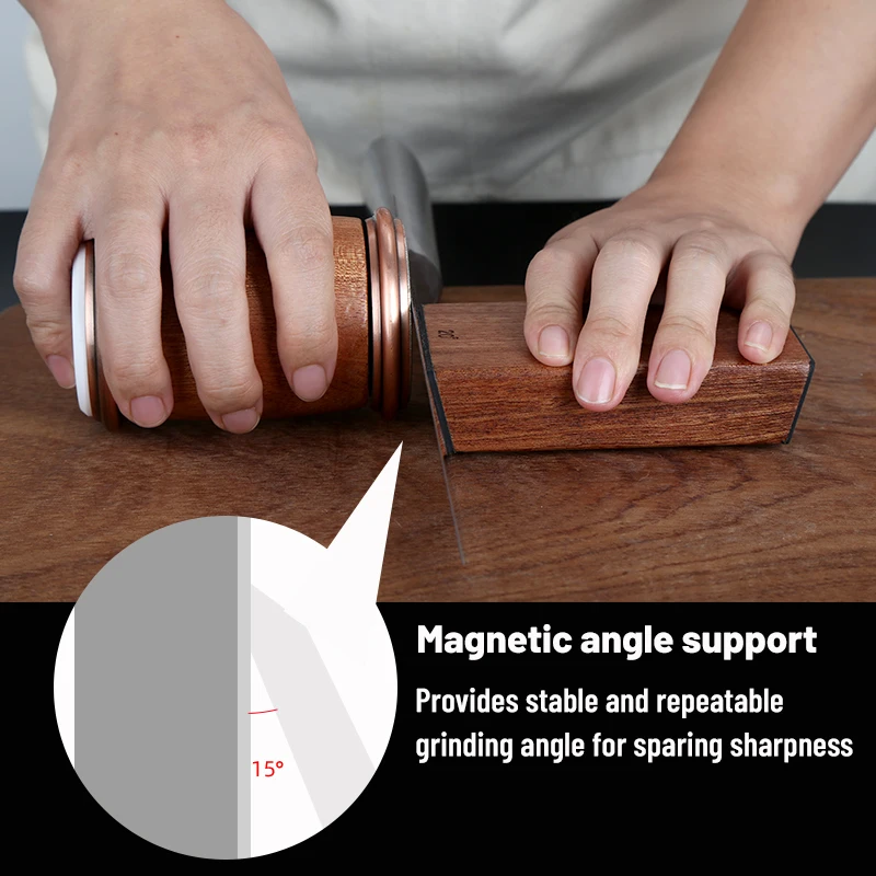 Hot Sale Detachable Sharpening Stone Kit Manual Tumbler Diamond Knife Sharpener Roller Rolling Knife Sharpener Set for Knives