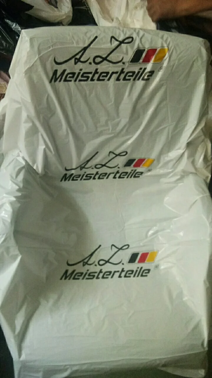 4S shop accessory waterproof plastic disposable custom logo car seat protector cover set 5 in