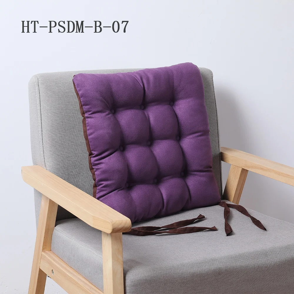Solid Multi Colors Lumbar Support Oriental Chair Seat Cushion Back for Chairs Floor
