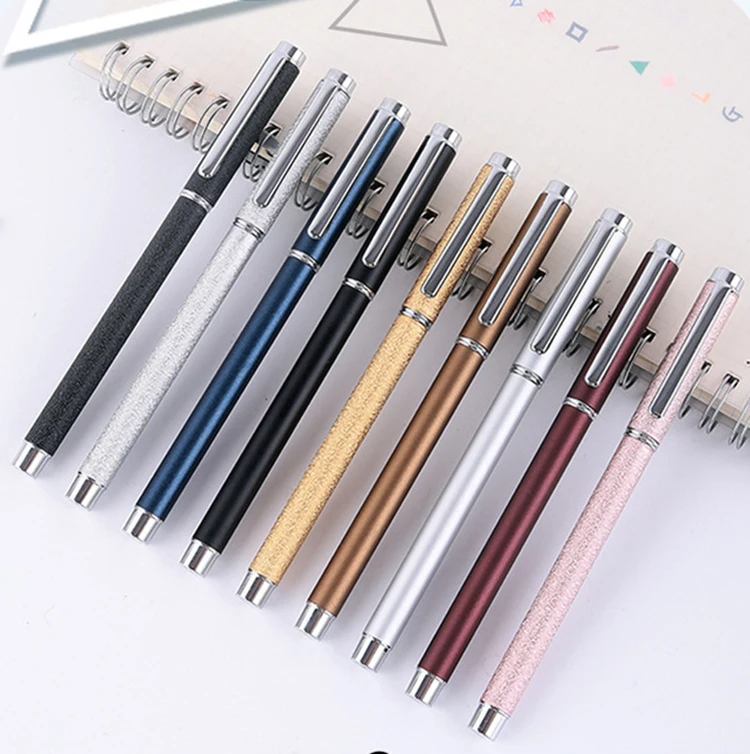 Luxury Metal Business High-end Office Gel Pen Signature Super Writable Supplies High Quality Stationery