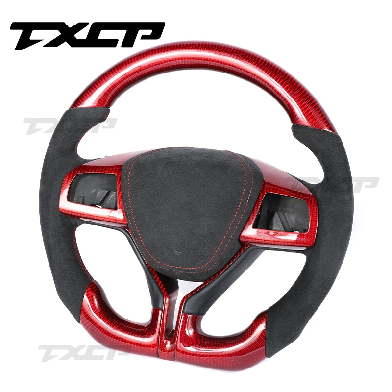 Fit For Maserati Grecale Levante Ghibli Quattroporte GranCabrio GranTurismo Carbon Fibre Steering Wheel