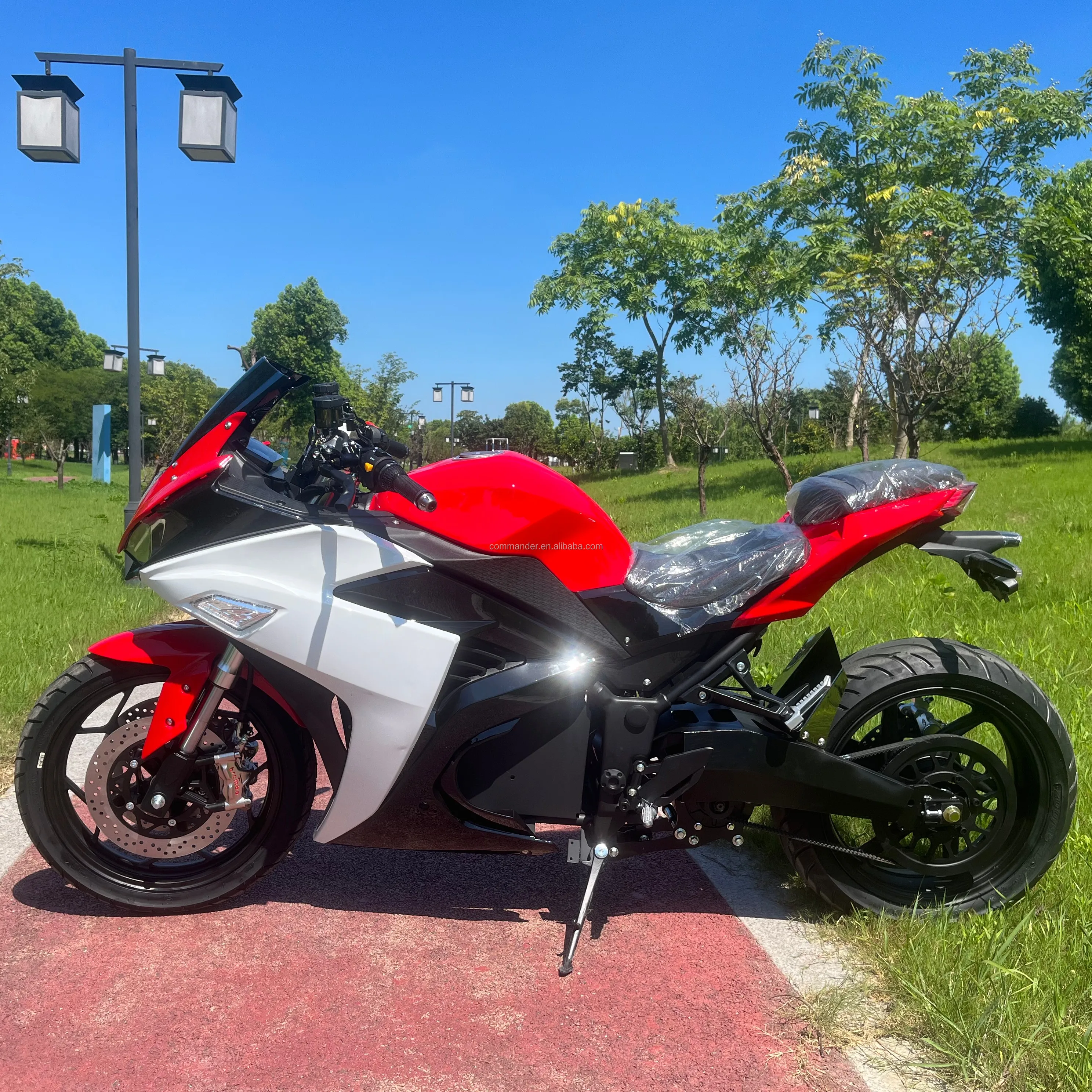 8000W 72V 80AH Lithium Battery Moto Eletrica Racing Electric Motorcycles with 100KM/H and 150KMS Range
