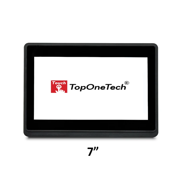 
TopOneTech 7 inch open frame touch screen monitor capacitive display LCD panel pantalla tactil in Stock moniteur ecran tactile 