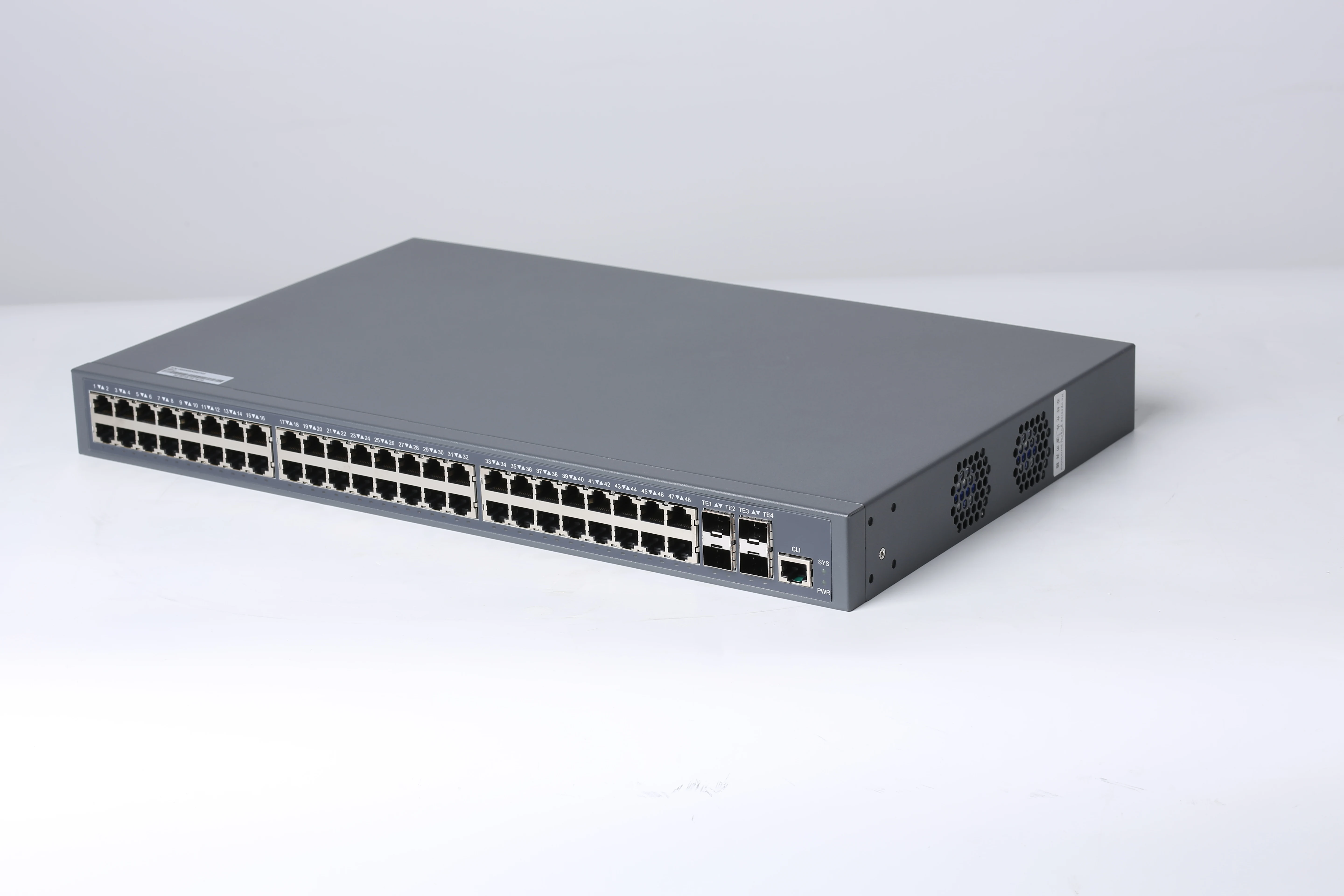 Hioso Carrier-Level Ethernet Switch 48 GE TX ports, 4 10GE/GE SFP+ ports Switch  layer 2 managed network fiber 48port switch
