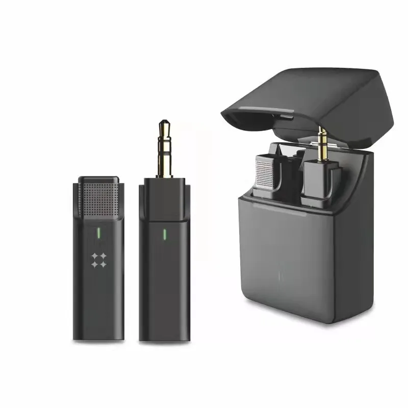 Hot Sale Wireless Microphones Live Stream Interview Type-C Lavalier Studio Microphone Stand Condenser Gaming wireless Microphone