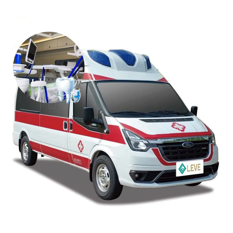 Mobile Dental Service Car Equipped with Complete System Diesel Mobile Clinic Vehicle Medical