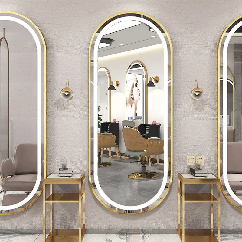Mirror Modern Hair Beauty Salon Furniture Barber Station Salon With Mirror