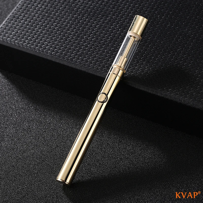 
High Quality Golden e cig battery 510 thread CBD Vape battery with Variable Voltages For 15s Preheating Button Battery s 