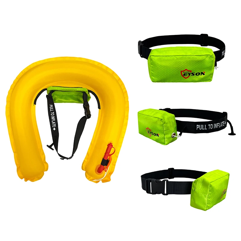 New Adults Buoyancy Aid Water Activities Waist Belt Safety Life Jacket Co2 Cartridge Inflatable Life Jacket