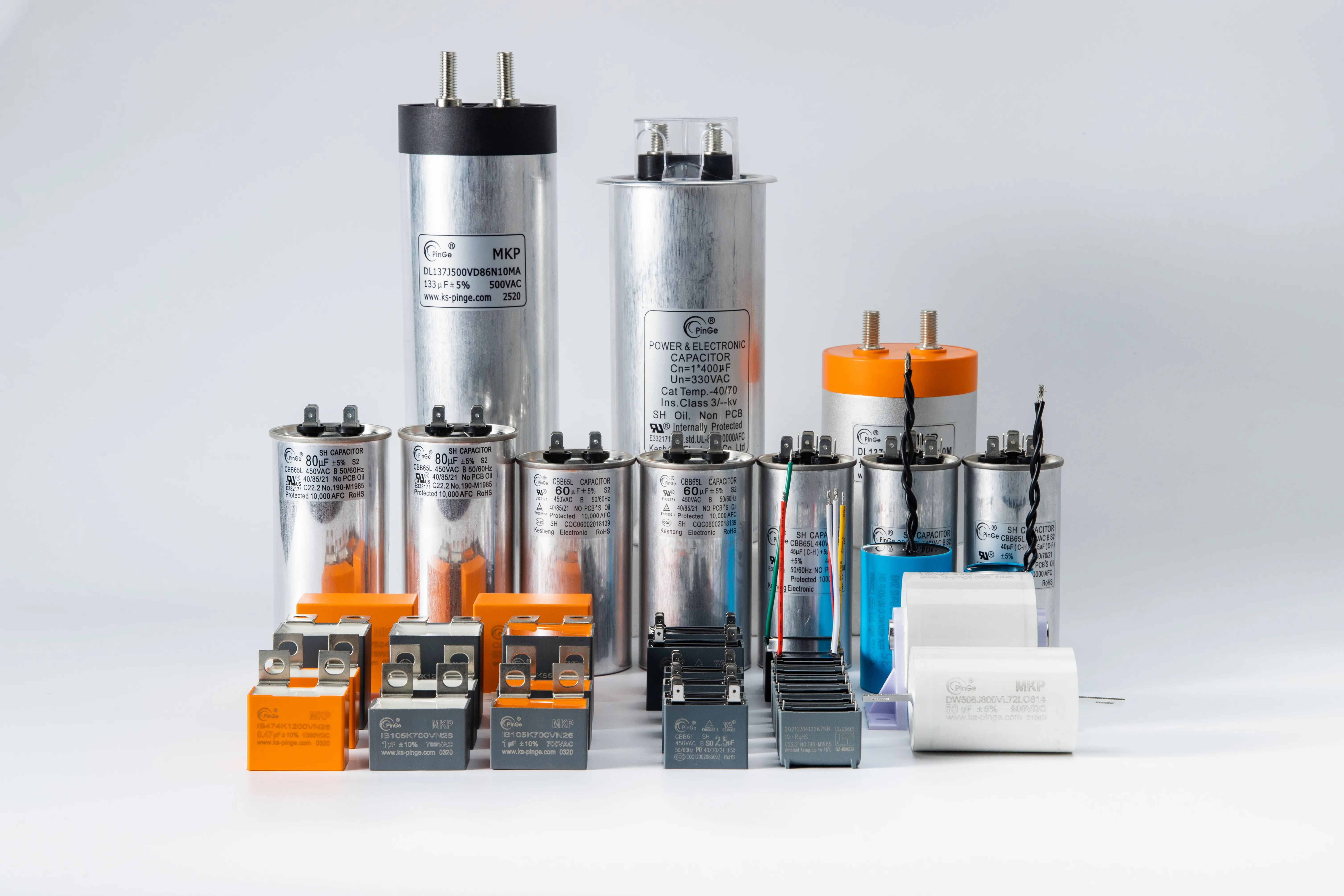 Household CBB65 UL certified AC Motor starting SH Dual Core film Capacitor