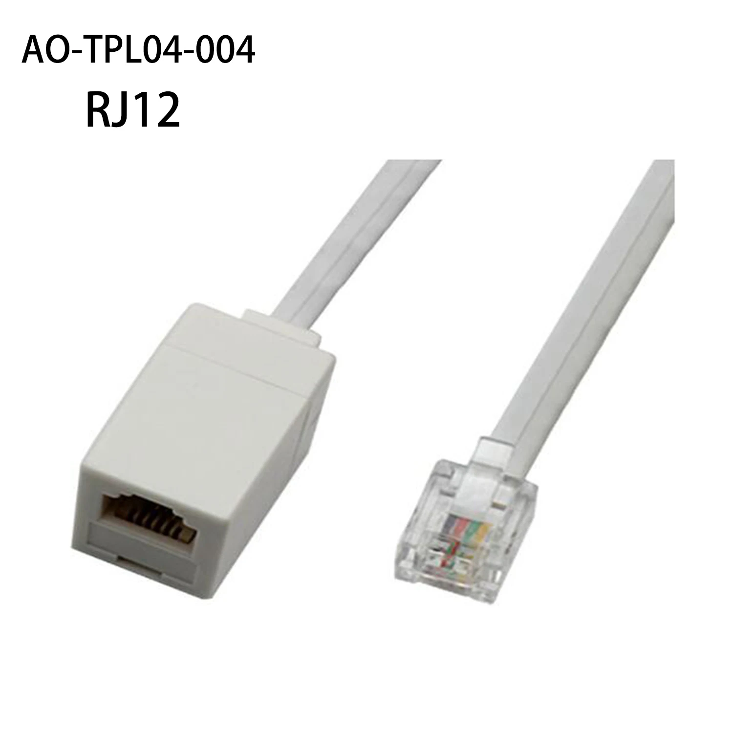 6P6C Удлинительный кабель с крышкой RJ12 хрустальной головкой «штырь-гнездо»