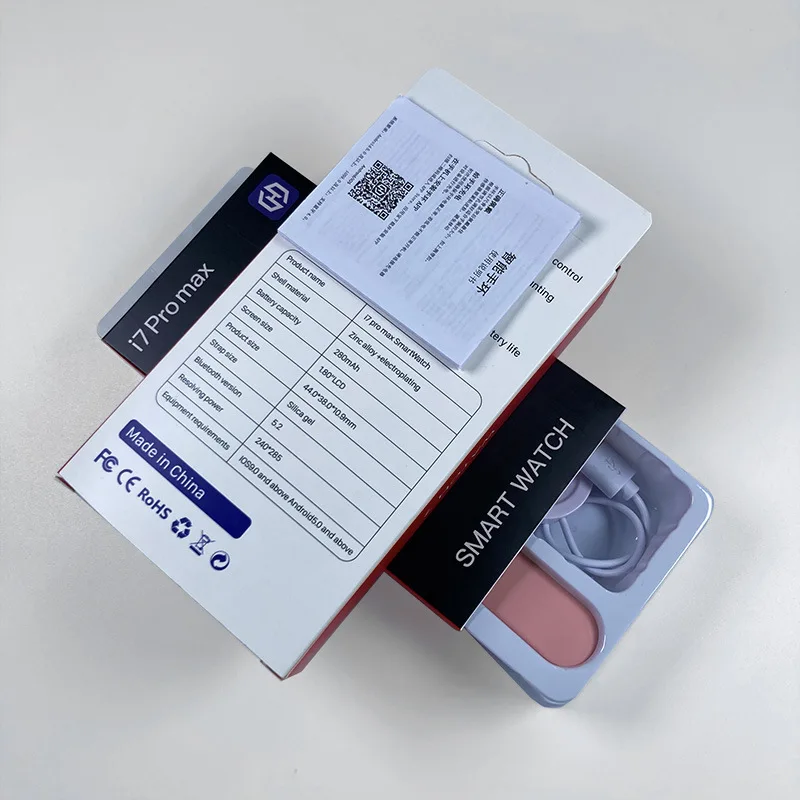 i7ProMax Smartwatch Series 7 Full Screen Low power Consumption Smart Bracelet i7 Pro Max Smart Watch