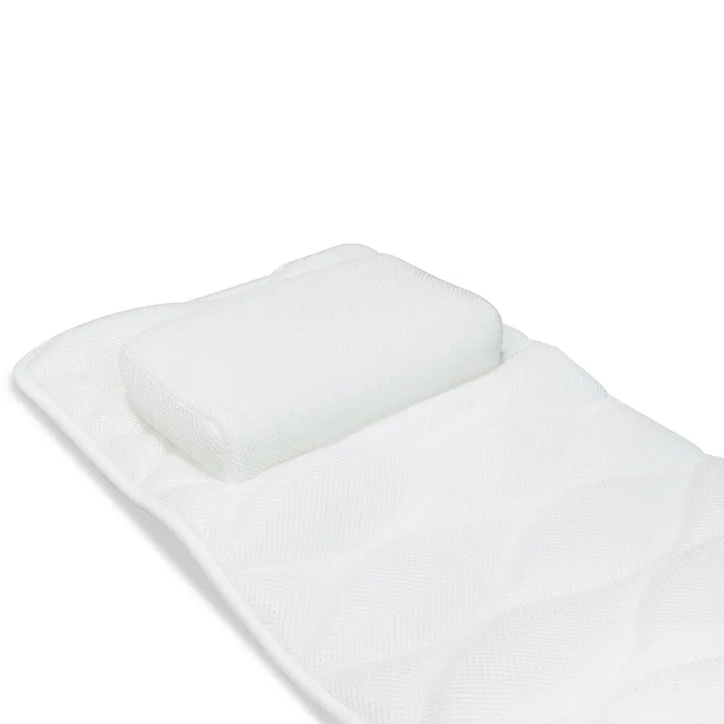 Long Bath Pillow SPA Bath Tub Mat Non-slip Bath Cushion Bathtub Mat Hangable Neck Cushion Bathroom Accessories Dropshipping