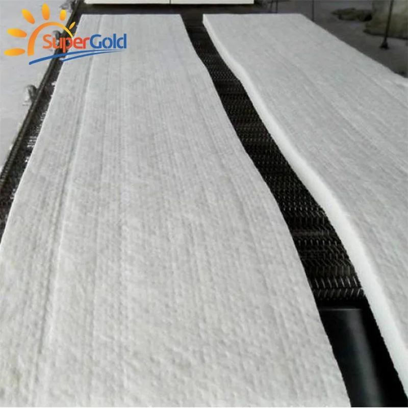 SuperGold refractory ceramic fiber blanket 50mm 128kg/m3 1260 ceramic fiber blanket