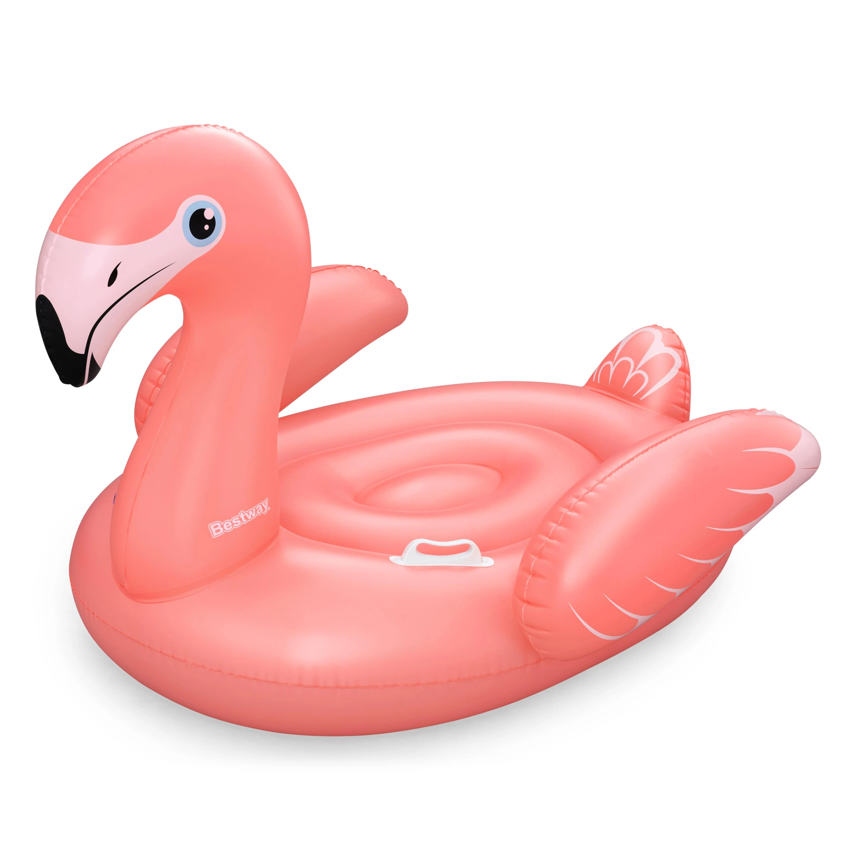 2025 NEW ARRIVAL BESTWAY 41526 Inflatable  pvc 1.68m x 1.20m Adult Flamingo Mount SWIMMING POOL ride-on TOY