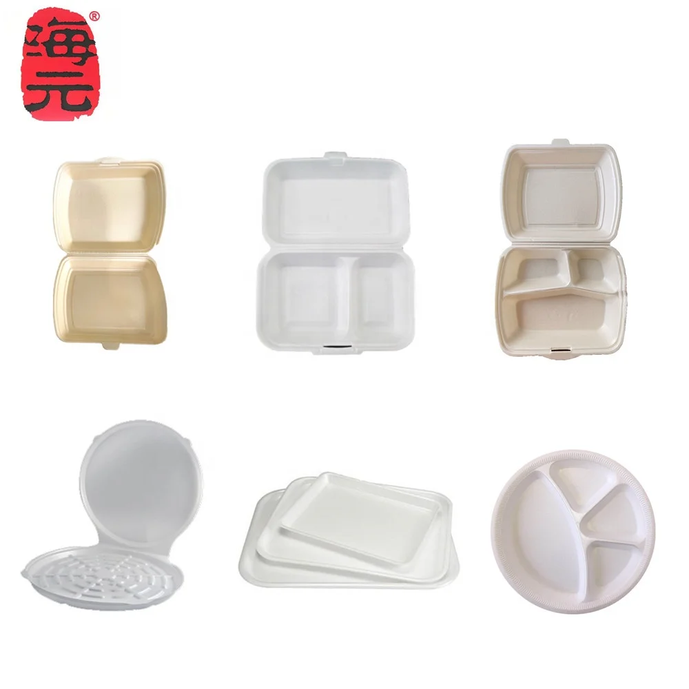 
PS foam disposable plastic vacuum forming making machine for pizza box 