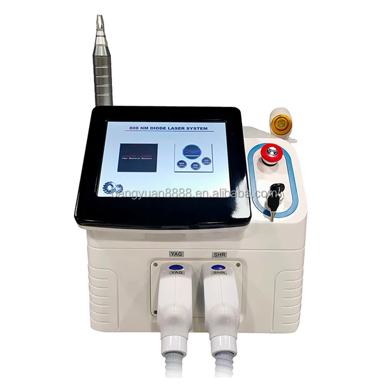 Профессиональный диодный лазер 2 в 1 808 для удаления волос, пикосекундный лазер, машинка для удаления татуировок