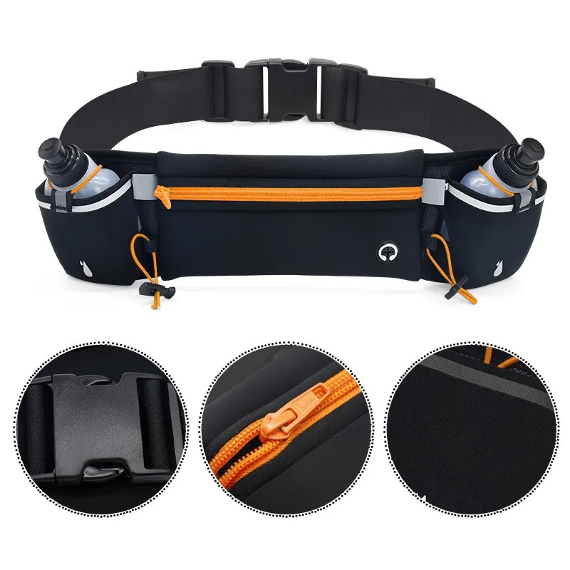 Sports running waist bag Multifunctional water bottle waist bag Lightweight marathon Bag
