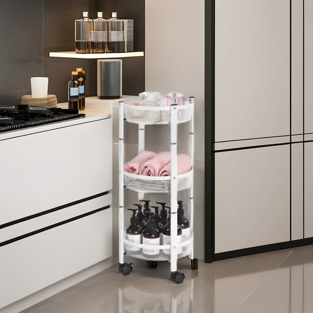 Kitchen Island tool trolley Organizer Storage Cart Foldable Tool Trolley For Bathroom Courtyard Living Room Home Usage