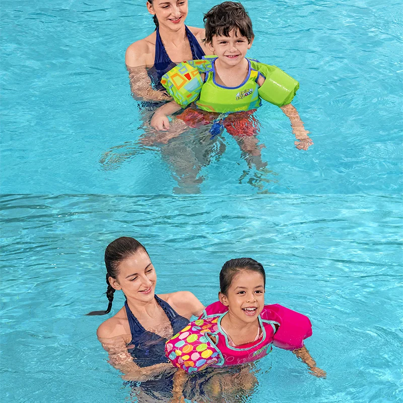 Bestway 32174 Arm ring puddle jumper life jacket kid swim vest life jacket toddler floatie life saving jacket