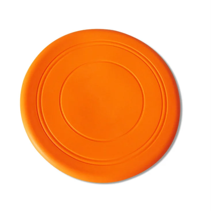 
Silicone soft frisbeed pet bite resistant frisbeed for training dogs 