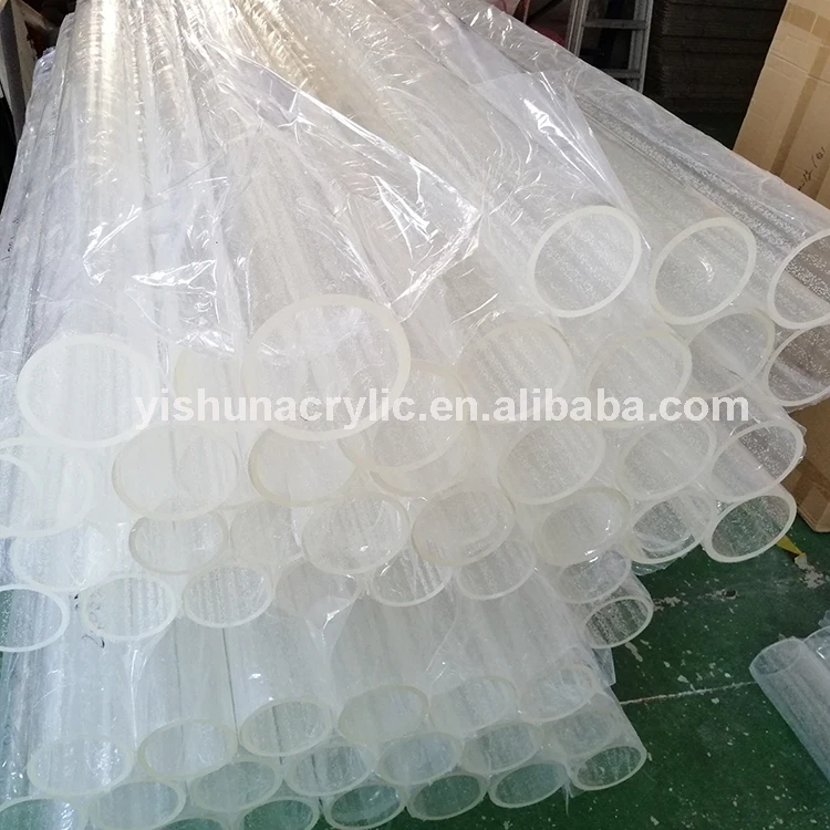 Guangzhou factory custom clear bubble pmma plastic acrylic tube /pipe