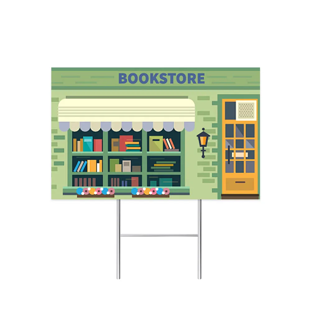 Happy birthday lawn letter yard sign with stake