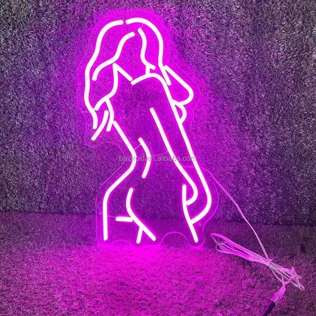 LED Flexible Neon Sign Luminous Neon Signage Sillicon Flex Neon Letter for Home Bar Decoration