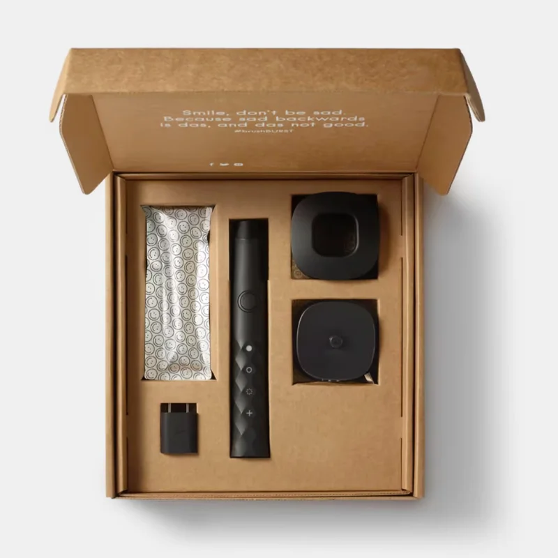 Manufacture Luxury Custom Design Logo Electric Toothbrush Packaging Paper Gift Box With Insert For Intelligent  Tooth Cleaning