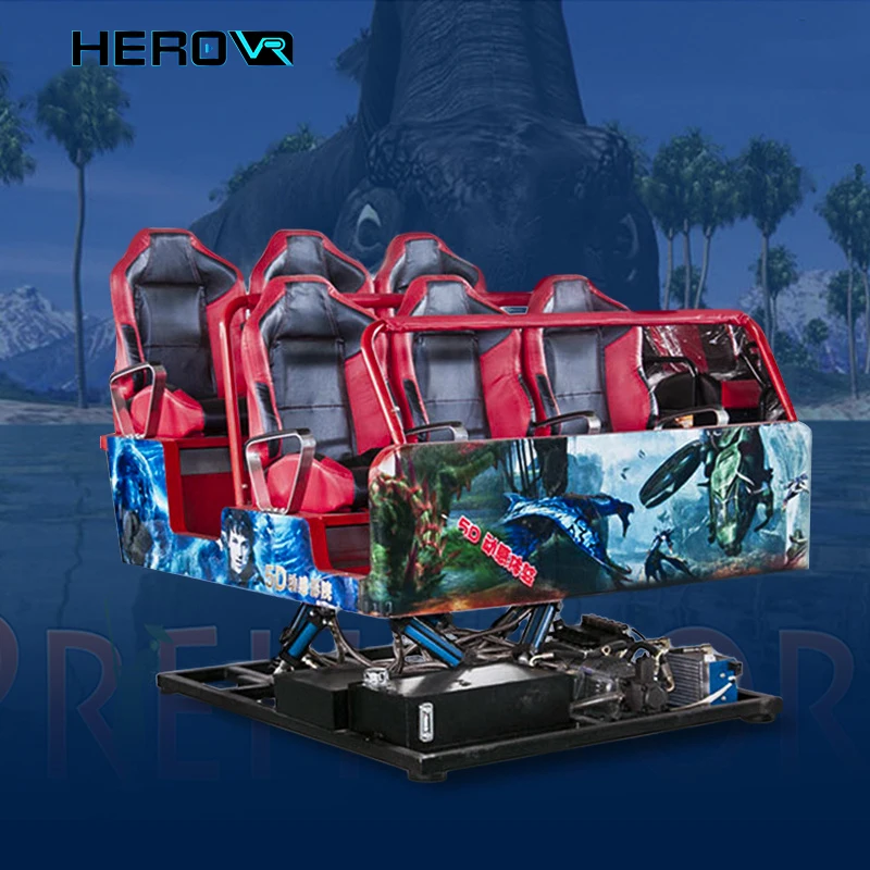 HEROVR Immersive Vr 5D Animatronic Models Theme Park Attractions Cinema Equipment For Sale