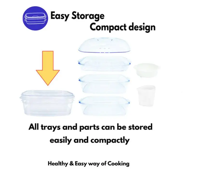 
25L Chinese mainland 3 layer plastic size 404*301*312 electric home food steamer cooker 